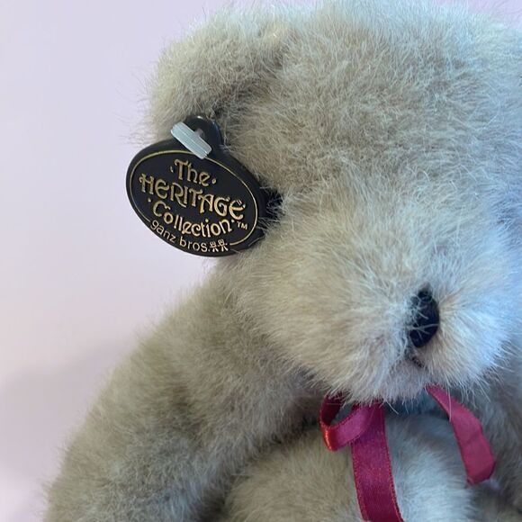 Vintage GANZ ganzbros Langstaff the Teddy Bear #H844AS 1993 Light Beige/Cream… - Picture 6 of 10